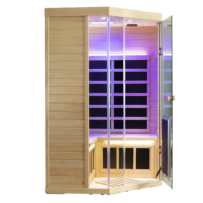 Wizzi Two Person Corner Infrared Sauna